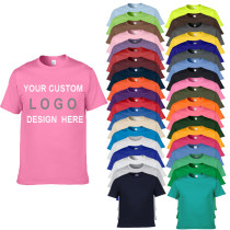 High Quality 100% Premium Cotton T Shirt Custom Screen Printing T Shirt