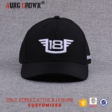 Raised 6 panel 3D embroidery adjustable baseball cap wholesale