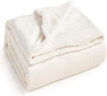 Wholesale Cheap 450gsm White Blank Mink Sherpa Blanket for Sublimation