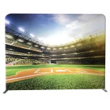 High quality Portable high resolution pop up aluminum tube straight photo booth tension fabric backdrop photography Stand