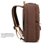 Custom Logo Multi-Functional Large Capacity Canvas Handle Shoulder Strap Laptop Bag for Business Travel