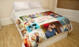 Sublimation Blankets Wholesale Polyester White Blank Fleece Blanket For Sublimation