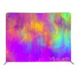 10ft straight background Hot sale Interchangeable stretch wedding decoration custom printing backdrop fabric wall