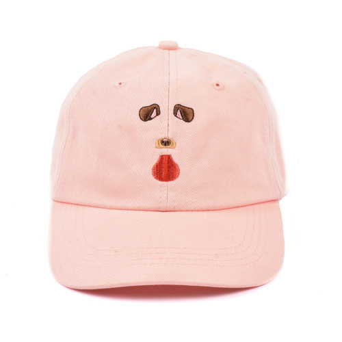 Factory wholesale cheap funny logo unstructured dad caps custom logo