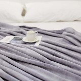 Super Soft 100% Polyester Custom Throw Adult Blanket Sofa Bedding Flannel Microfiber Blanket