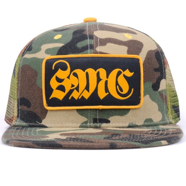 High quality custom camouflage gorras trucker mesh cap
