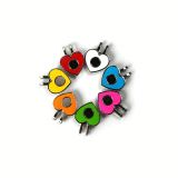 New 7 Colors Heart-shaped Steel Magnetic Golf Hat Clip