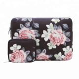 Wholesale beautiful shock resistant waterproof custom printed neoprene 13/15/17 inch laptop bags sleeve for women