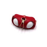 High Performance 5 Color Options Can Hold 2 Golf Balls Leather Golf Ball Pouch Bag