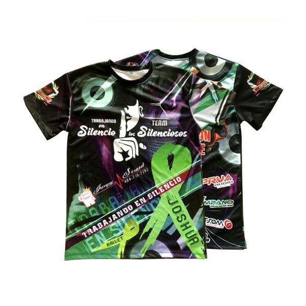 Custom Dye 3D Print Polyester Blending Design Your Own 2 Sided Front Back Sublimation Blanks TShirts