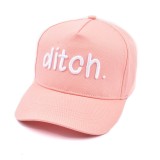 Wholesale blank fashion trend stylish pink satin baseball caps for women