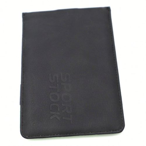 Custom Logo Leather  Golf Scorecard Holder with Insert Card