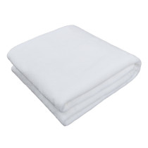 Manufacturer of Velveteen Plush Flannel White Blank Blanket for Heat press/Sublimation/Heat Transfer
