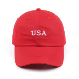 Wholesale fashion custom logo embroidery soft baseball cap unstructured 6 panel dad cap and hat