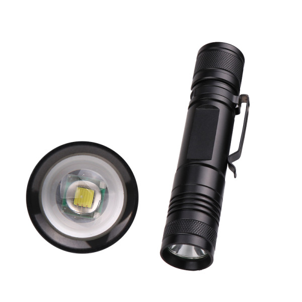 New Tactical Zoomable Pen light High Quality Mini Led Flashlight Rechargeable With Clip