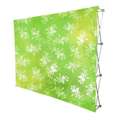 hot sale curved trade show custom banner stand foldable pop up display