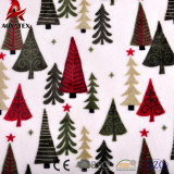 Professional christmas design rotary printing flannel fleece throw blanket
