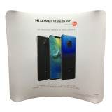 High quality portable tension 10ft extra tall stretch fabric displays convention display banner stand