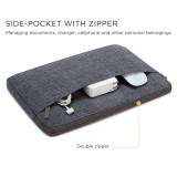 13.3 Inch Water Resistant Canvas Briefcase Laptop Sleeve Case Carrying Bags for Dell