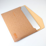 Factory Cork leather computer bags fashion handbags 13 inch Laptop bag