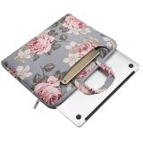 Women laptop bags Printed fabric with Shoulder Strap and Handle for 13.3 inch Laptops  and customized size