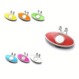 Hot Sale Oval Shaped Steel Magnetic Golf Hat Clip