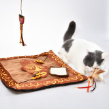 Lost Civilization Series Wild Style Pet Snuffle Mat Cat Scratching Mat With Catnip Inside
