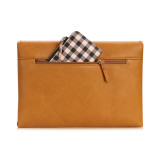 Best Selling Customized Logo Design 13.5 16 inch Business Waterproof PU Leather Flap laptop tablet sleeve