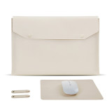 Custom PU Leather Computer Laptop Bag Laptop Sleeve Compatible 12 13.3 15.6 16 Inch Mac Book Air/Pro