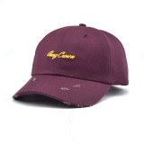 custom hats with custom logo distressed baseball cap for men