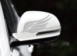 Custom self adhesive transfer handmade car glass mirror sticker