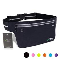Reflective invisible waist bag sport running belt waterproof fanny pack for cell phone waist