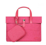 Portable Laptop Sleeves for Macbook 13.3 14 15.6 inch Waterproof Canvas laptop bag for Mac book Air Sleeve Case
