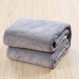 Wholesale solid color fleece/flannel blanket summer blanket /coverlet soft cheap