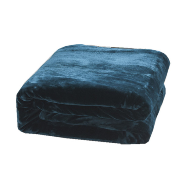 High Quality Super Soft 500GSM Solid Color Custom Printed Flannel/Fleece Blanket