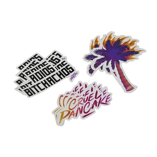 personal self adhesive high temperature clear PVC vinyl logo other stickers