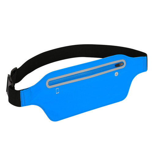 Hot products 2020 OEM lightweight reflective PU cell travel running fanny pack waist bags