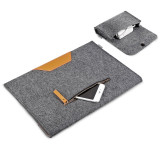 Envelope Design Slim 13.3 inch Felt Laptop Bag With Mouse Charger Pouch Bag for macbook pro Retina