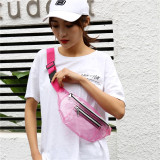 Wholesale Customizable Waterproof Cute Transparent pvc Belt Bag Clear Fanny Pack Waist Bag