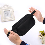 RFID blocking Travel Money Belt 600D Poly Security and anti-theft passport holder waist bag