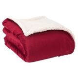 Warm Reversible Ultra Luxurious Plush Blanket Soft Micromink Sherpa Throw Blanket For Winter