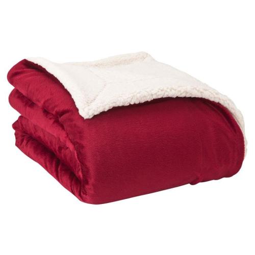 Warm Reversible Ultra Luxurious Plush Blanket Soft Micromink Sherpa Throw Blanket For Winter