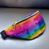 2020 hot sell New Brand Fashion  Zipper sport Women PVC Fanny pack Laser Waist Bag