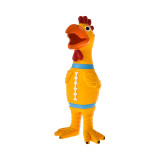 soft latex durable chicken squeaky dog toy