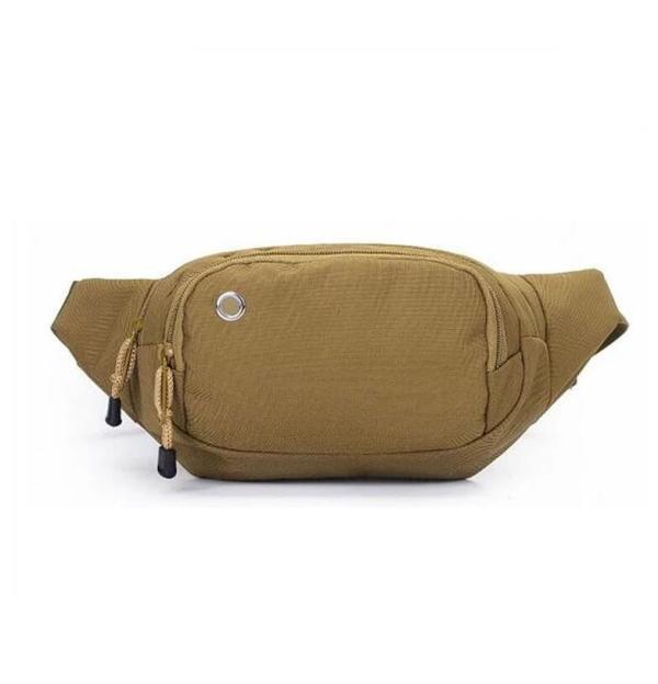 New fashion durable camo canvas polyester waist bag for men travel waist bag