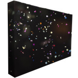 4x3 aluminum frame tension fabric backlit display pop up wall