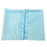 Baby Soft Minky Dot Blanket with Satin Backing Gift for Girls and Boys Best for Summer