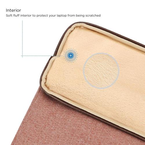 Factory Direct Supply 13 Inch Canvas Laptop Sleeve Case Tablet Bags Protect Computer Pouch Skin Cover for MacBook