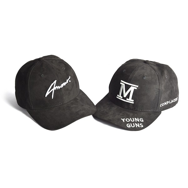 Wholesale custom oem logo 3d suede baseball cap embroidery