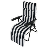foldable Garden cushion sun lounge chair outdoor beach